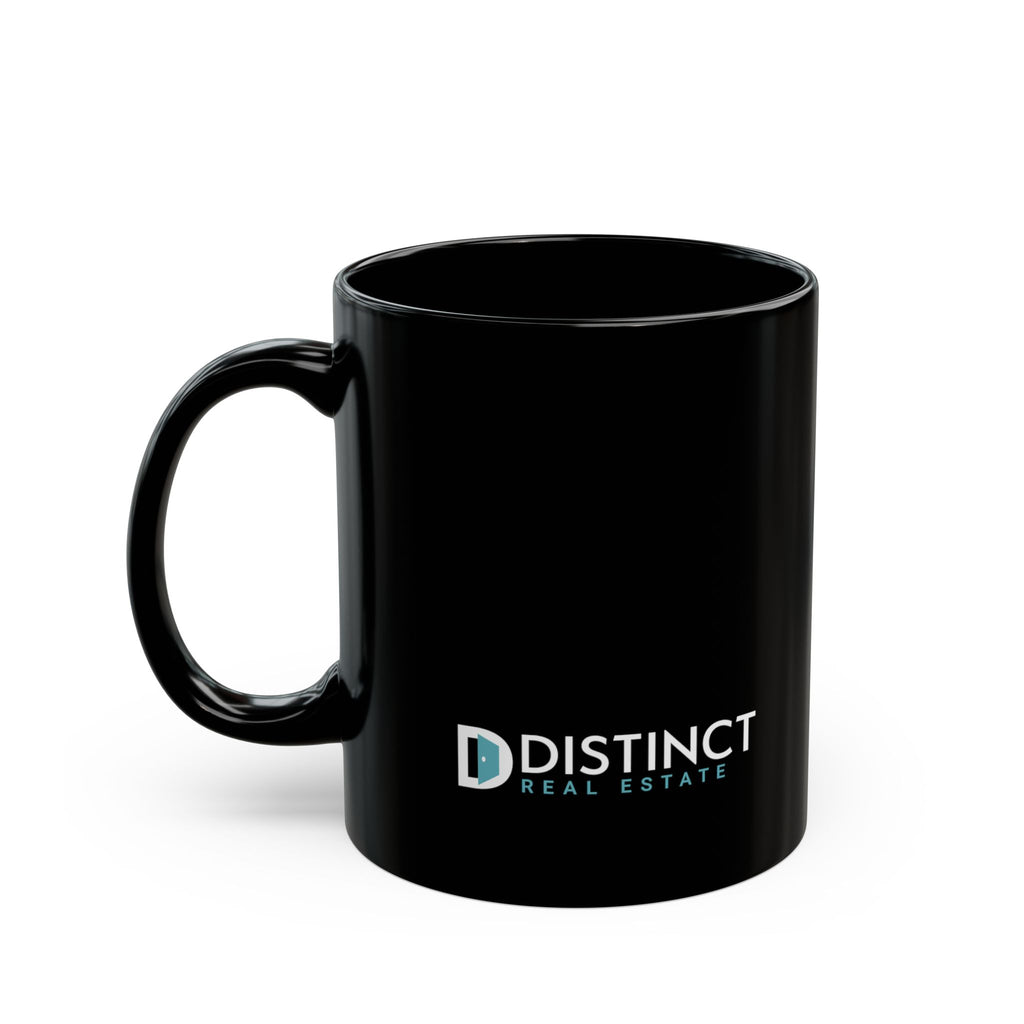 Distinct Black Mug with Logo (11oz, 15oz)