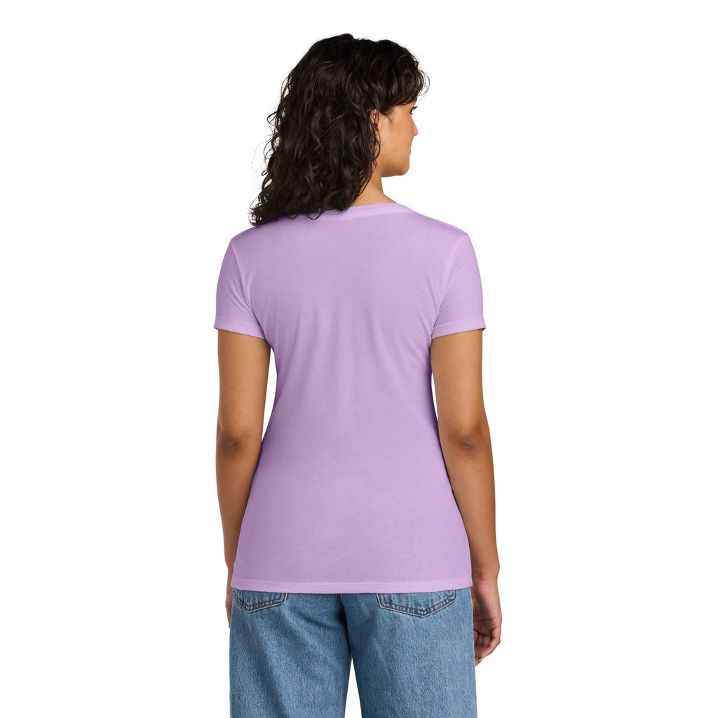 Women's V-Neck Mid Color Tee with Word Search