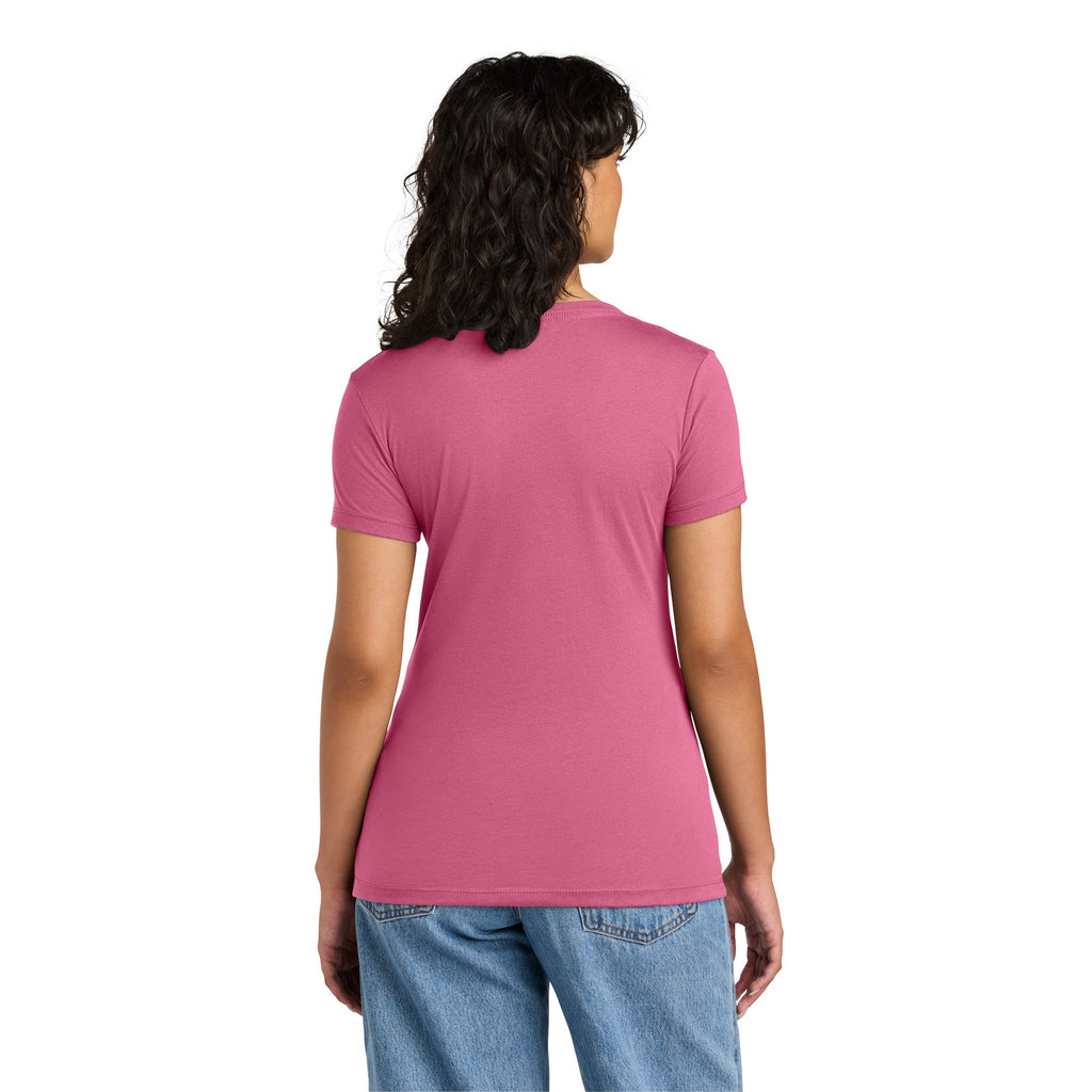 Women's V-Neck Mid Color Tee with Word Search