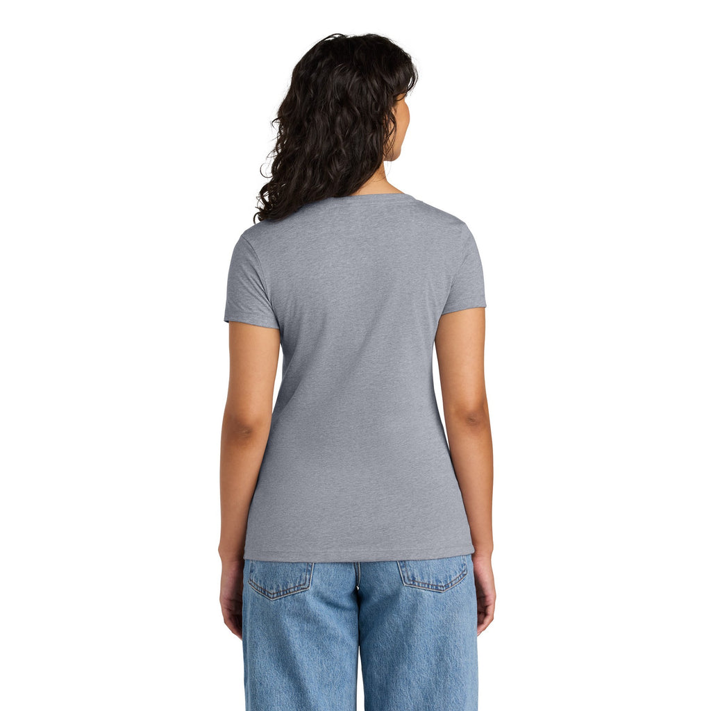 Women's V-Neck Mid Color Tee with Word Search