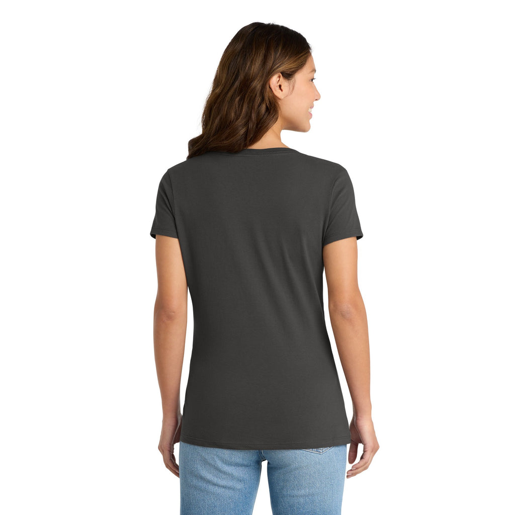 Women's V-Neck Dark Color Tee with Word Search
