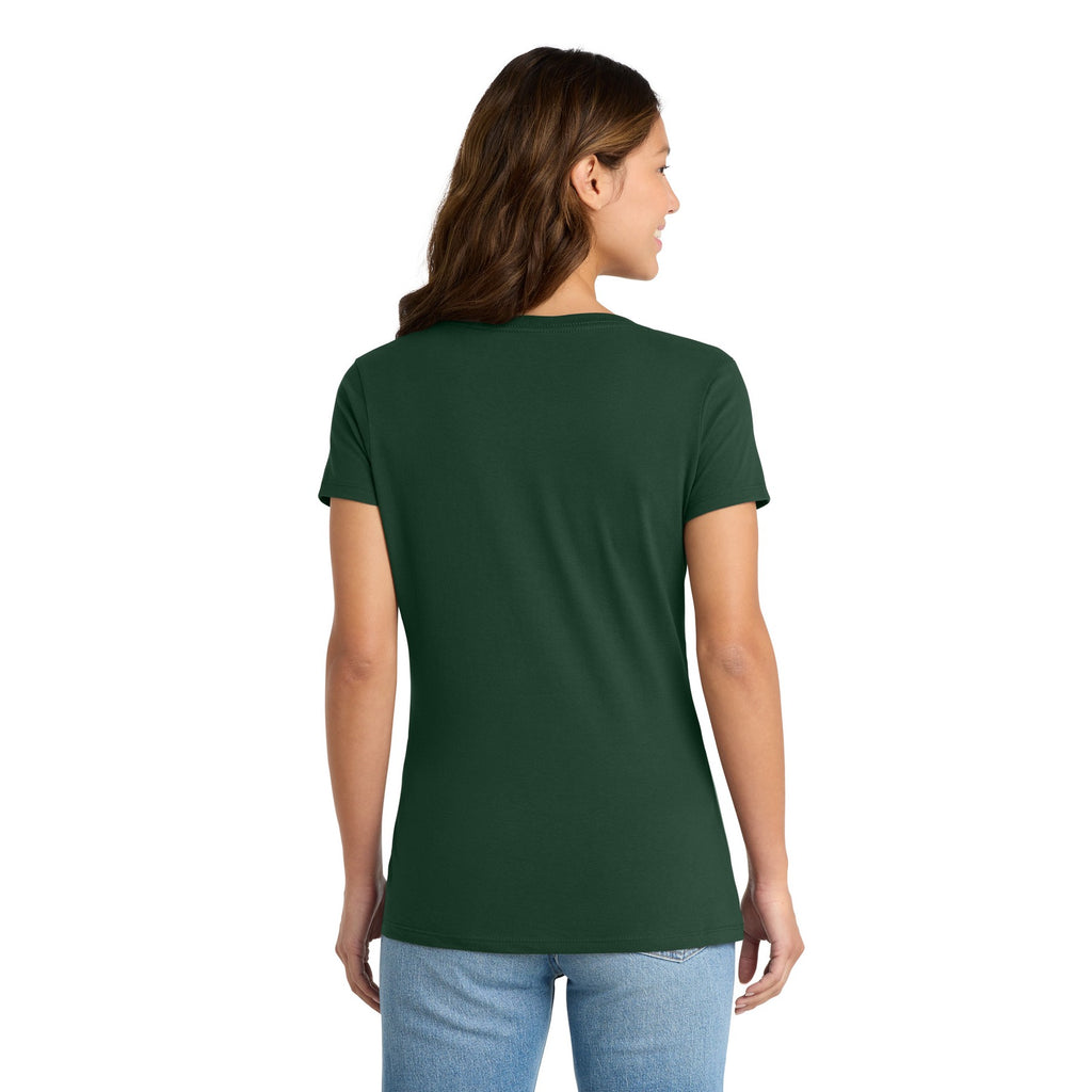 Women's V-Neck Dark Color Tee with Word Search