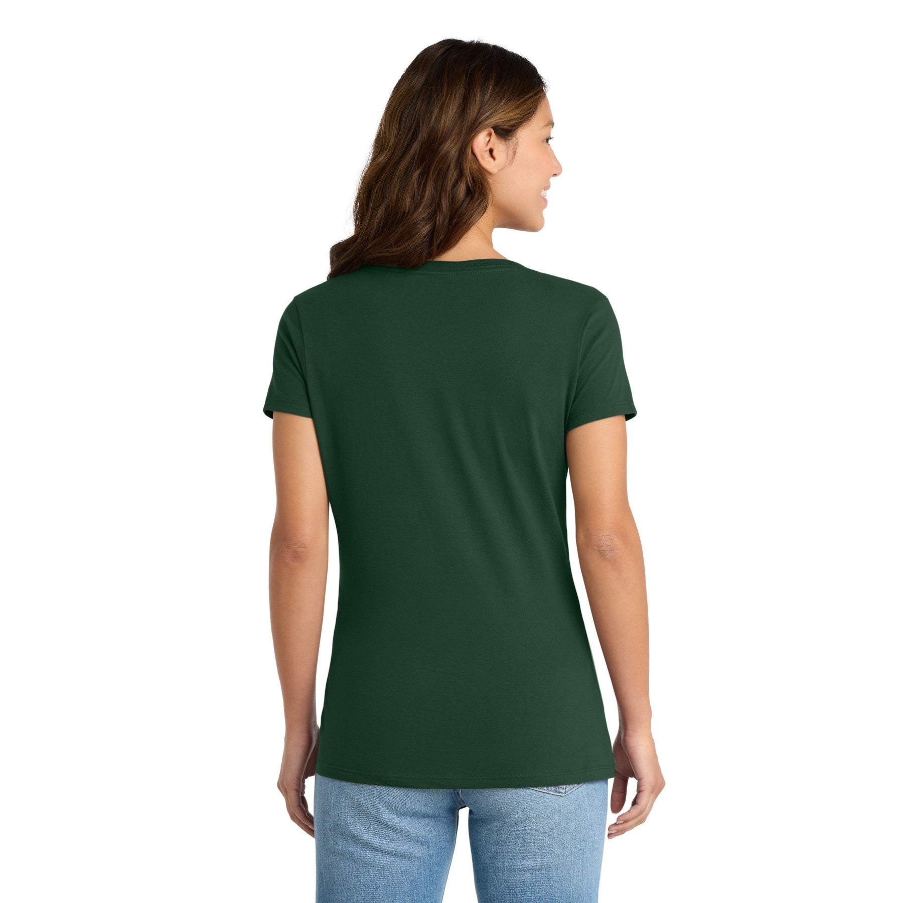 Women's V-Neck Dark Color Tee with Word Search