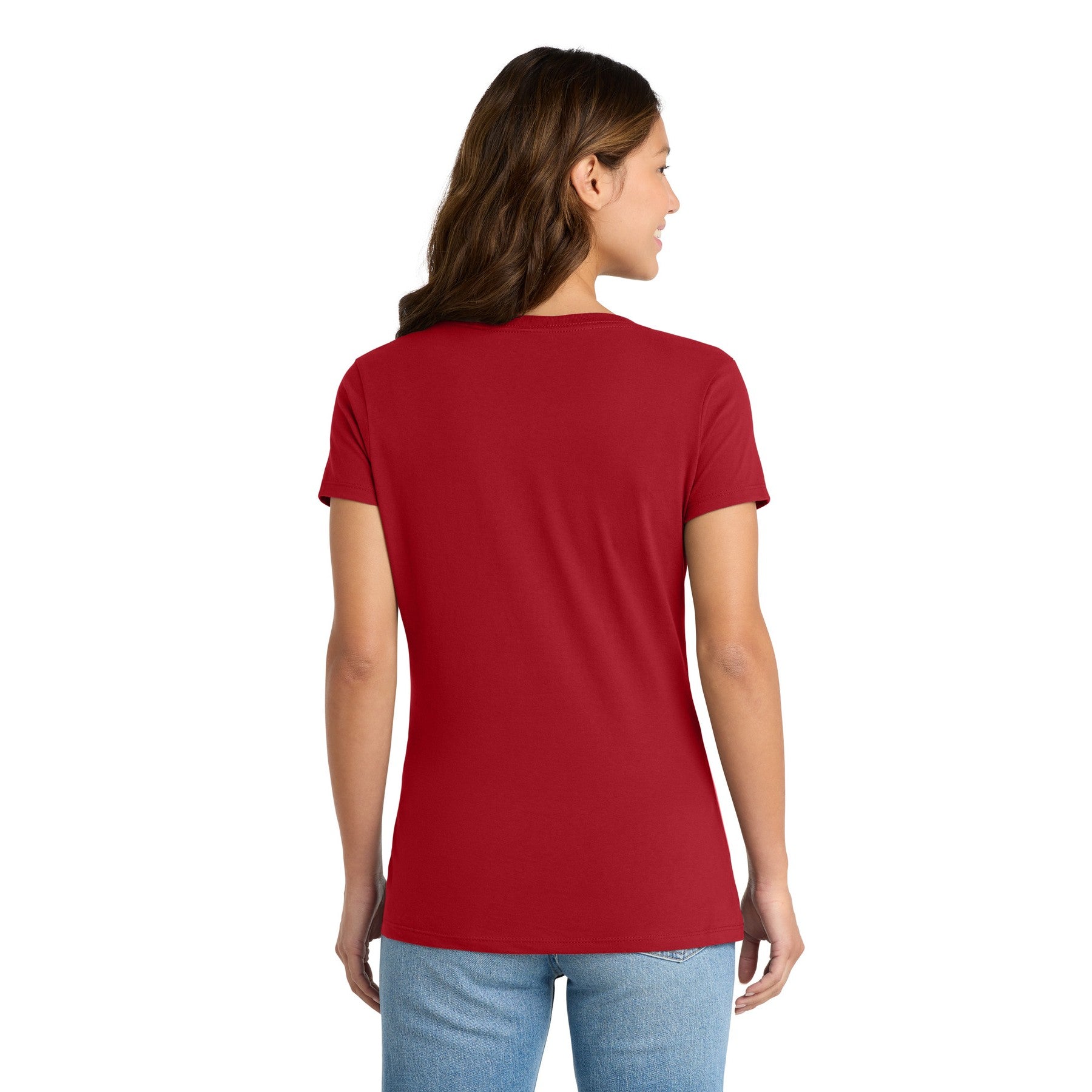Women's V-Neck Dark Color Tee with Word Search