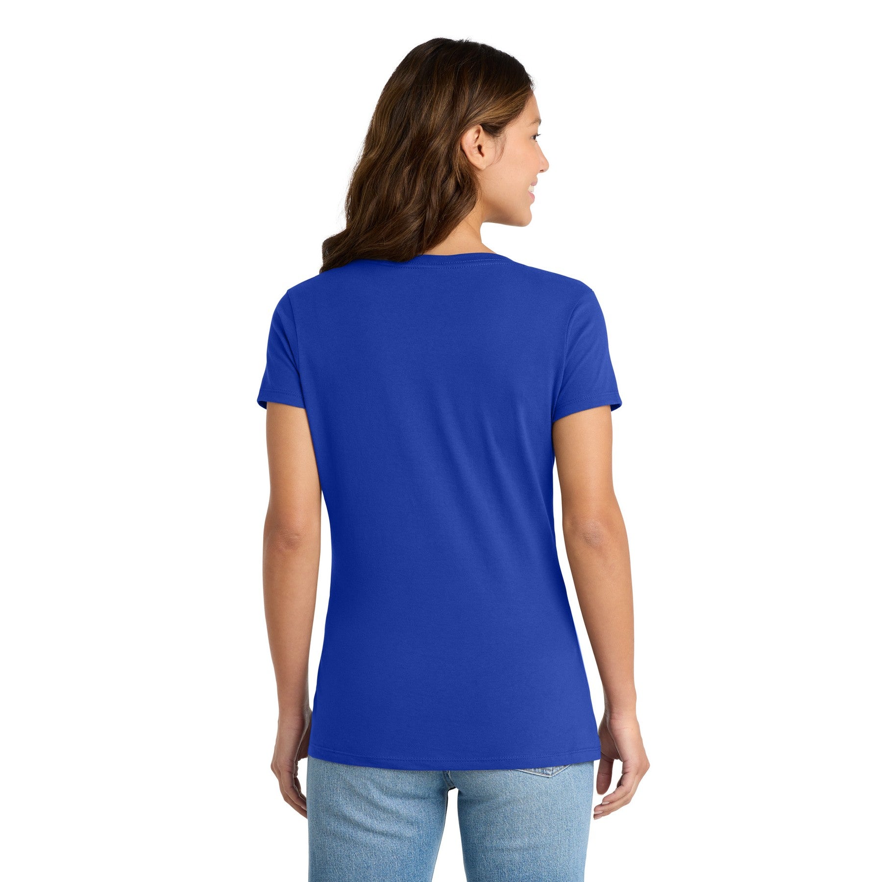 Women's V-Neck Dark Color Tee with Word Search