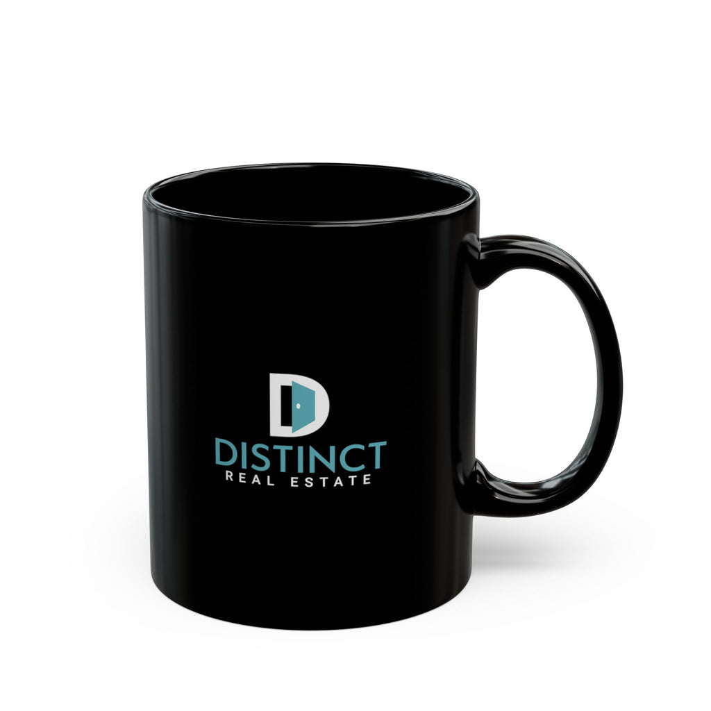 Distinct Black Mug with Word Search (11oz, 15oz)