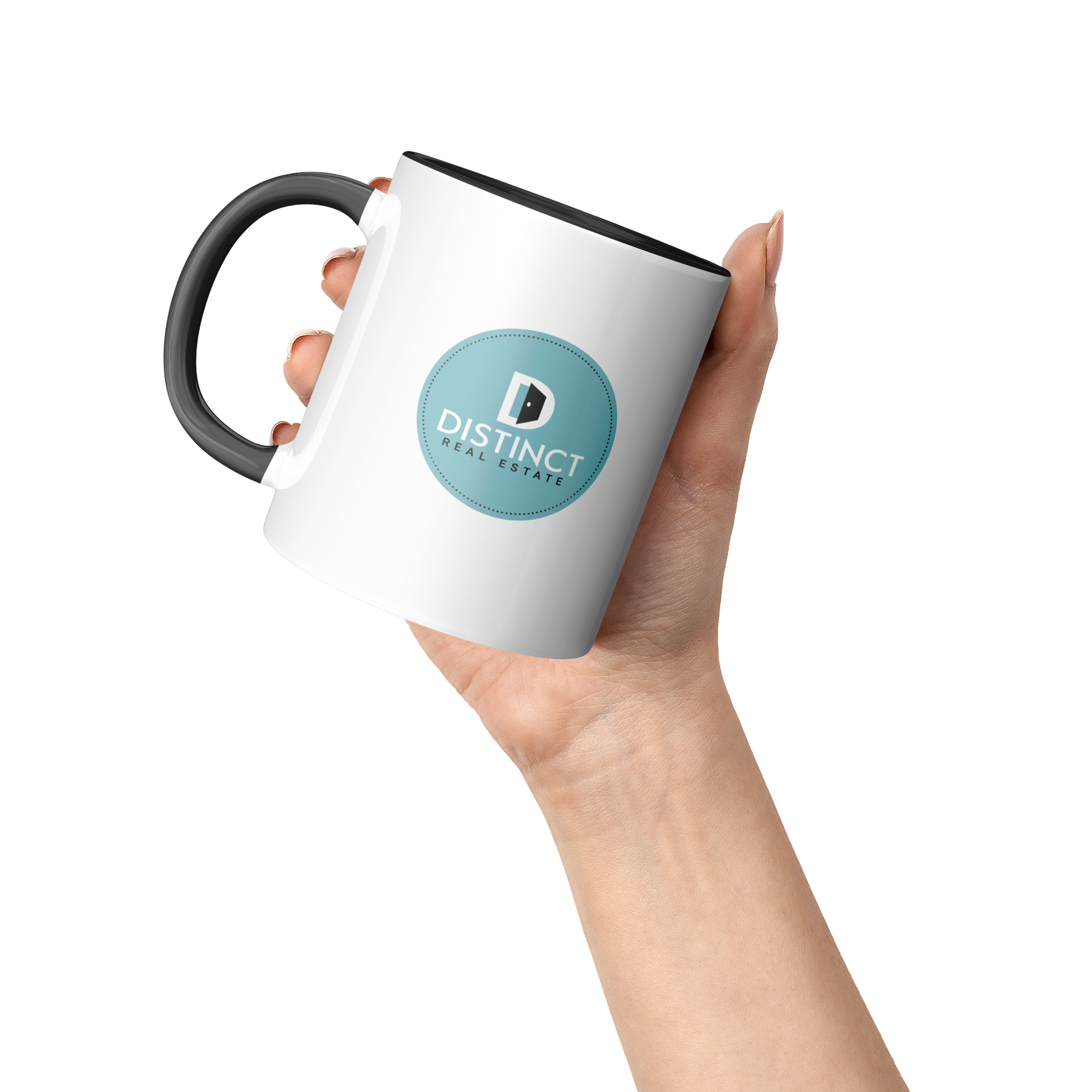Distinct_Black_Accent_White_Mug_with_Cir_Accent_Mug_Raised_Hand_LH_Mockup.png