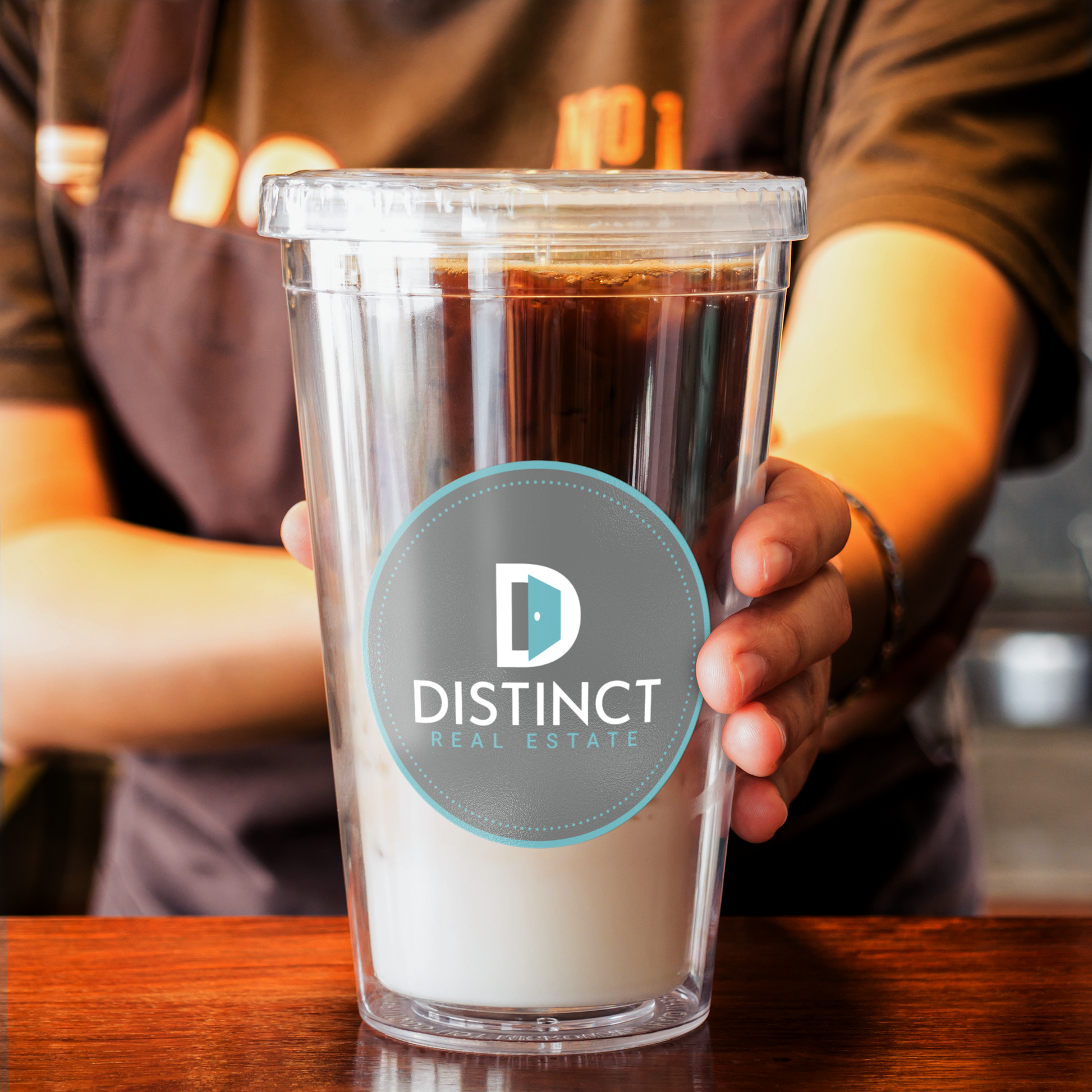 Distinct_Real_Estate_-_16oz_clear_acryli_Acrylic_Tumbler_Lifestyle_Coffee_02_Mockup.png