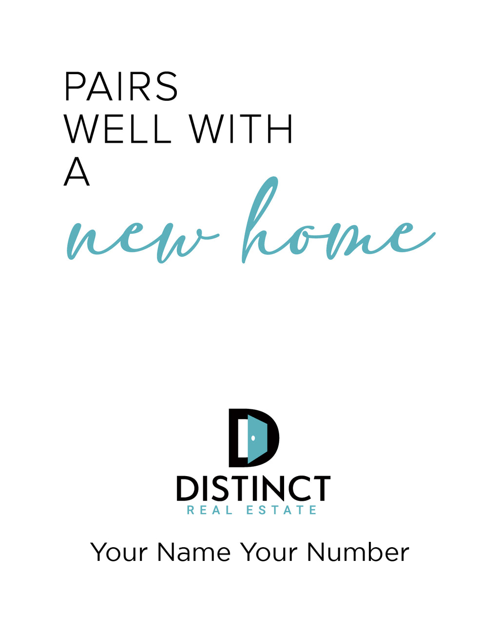 Pairs Well Wine Label