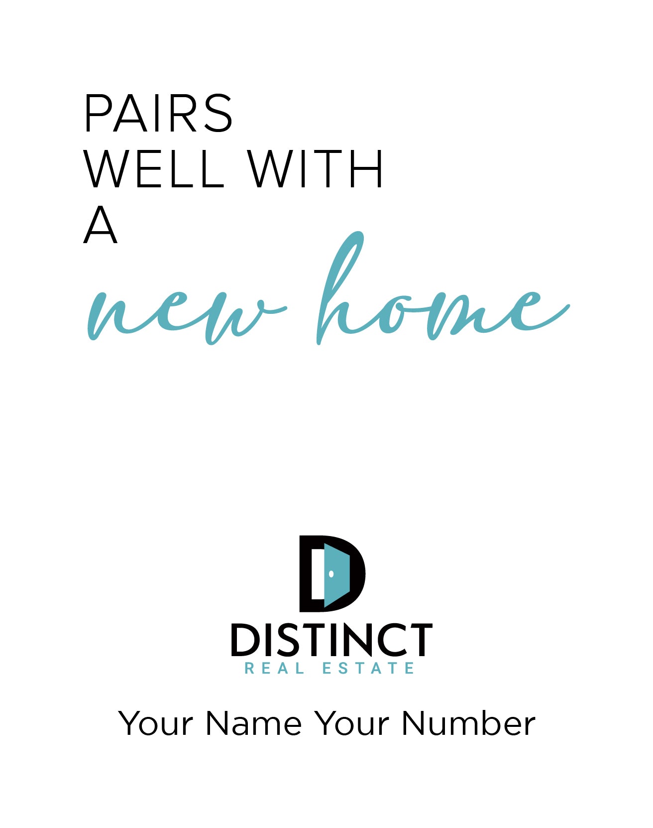 Pairs Well Wine Label