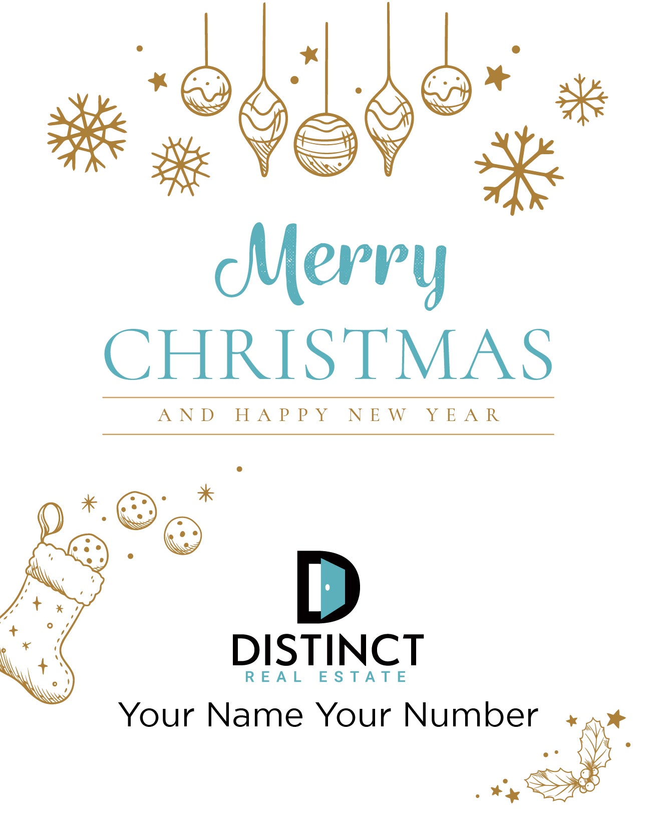 Merry Christmas Wine Label