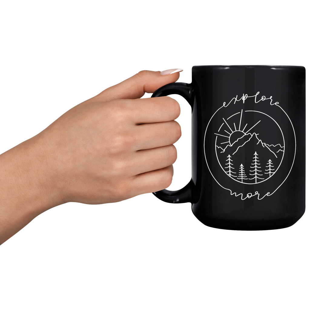 Explore_More_-_15oz_black_mug_15oz_Black_LH_Model_Mockup.png
