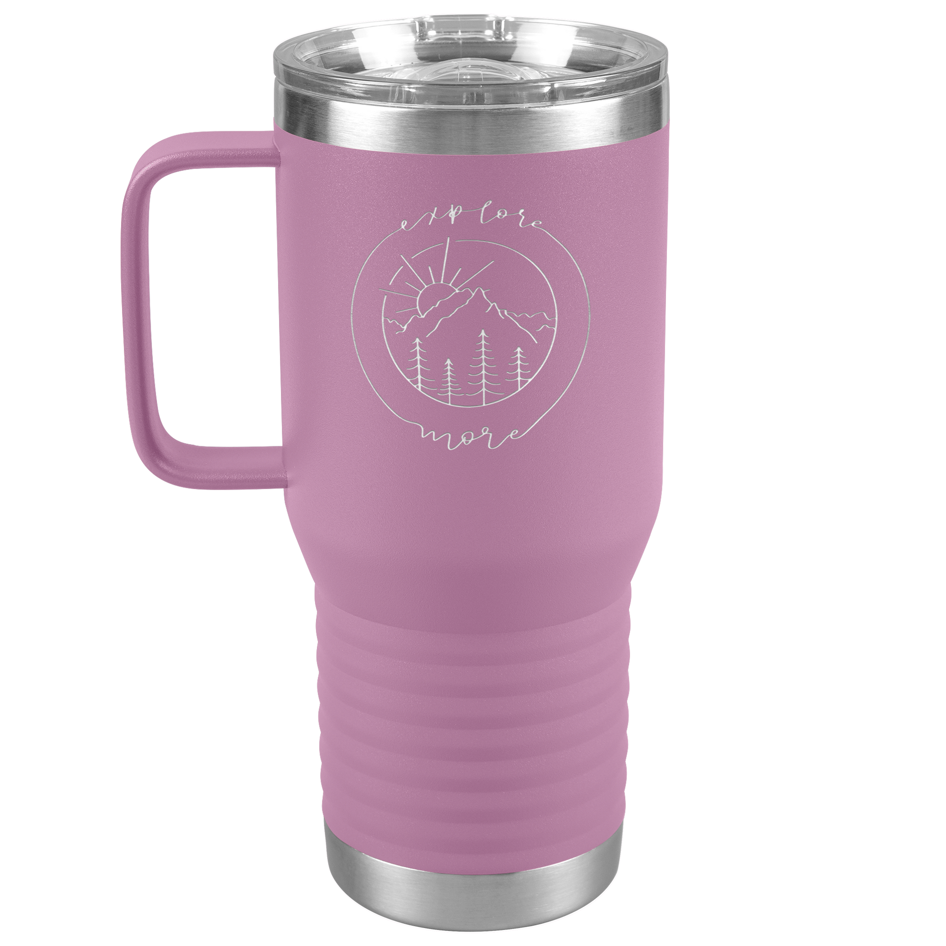 Explore_More_-_20oz_travel_tumbler_with__20oz_Travel_Tumbler_Lt_Purple_Mockup.png