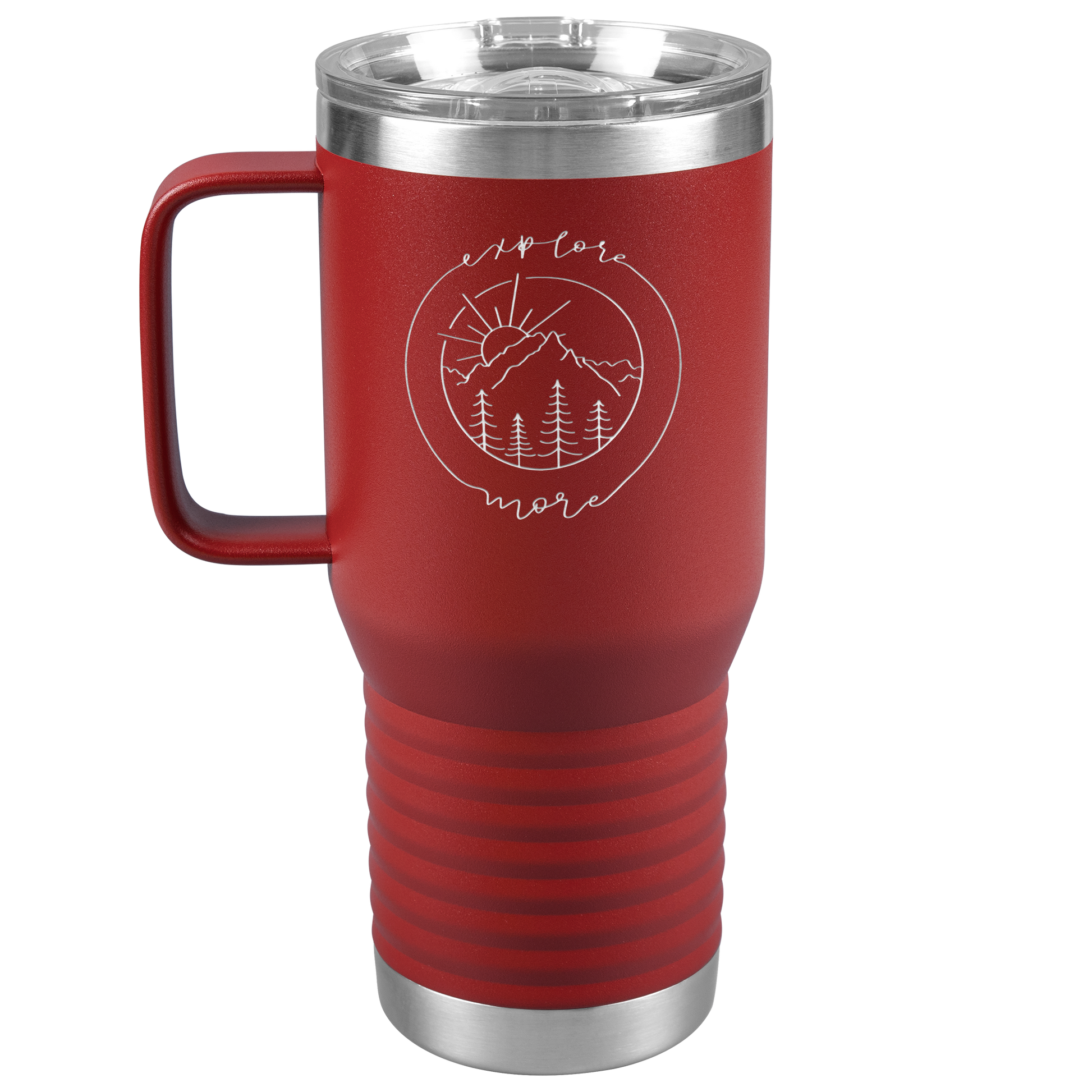 Explore_More_-_20oz_travel_tumbler_with__20oz_Travel_Tumbler_Red_Mockup.png