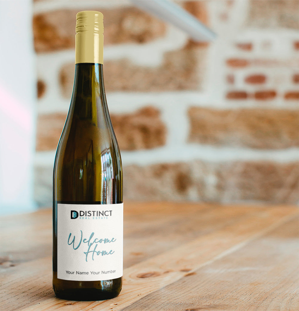 Welcome Home Wine Label