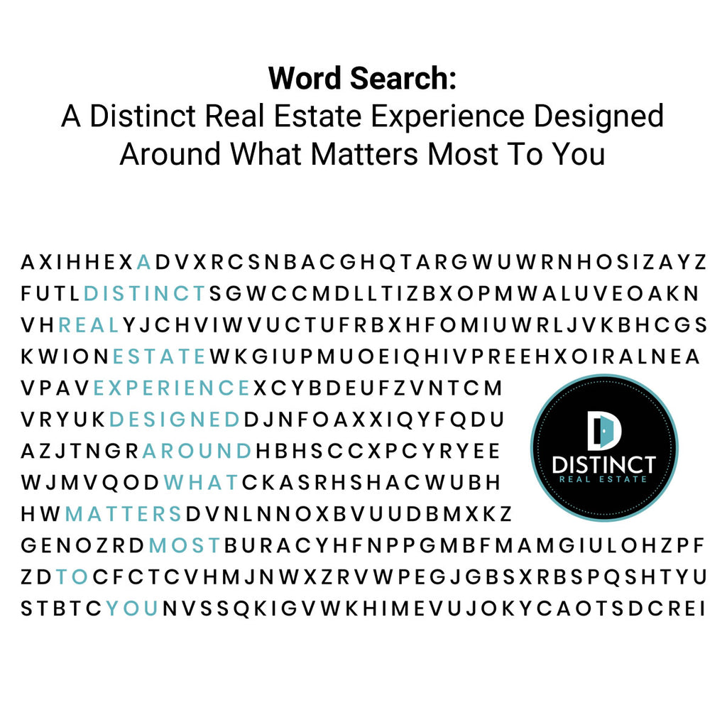 Distinct Word Search Insulated Water Bottle